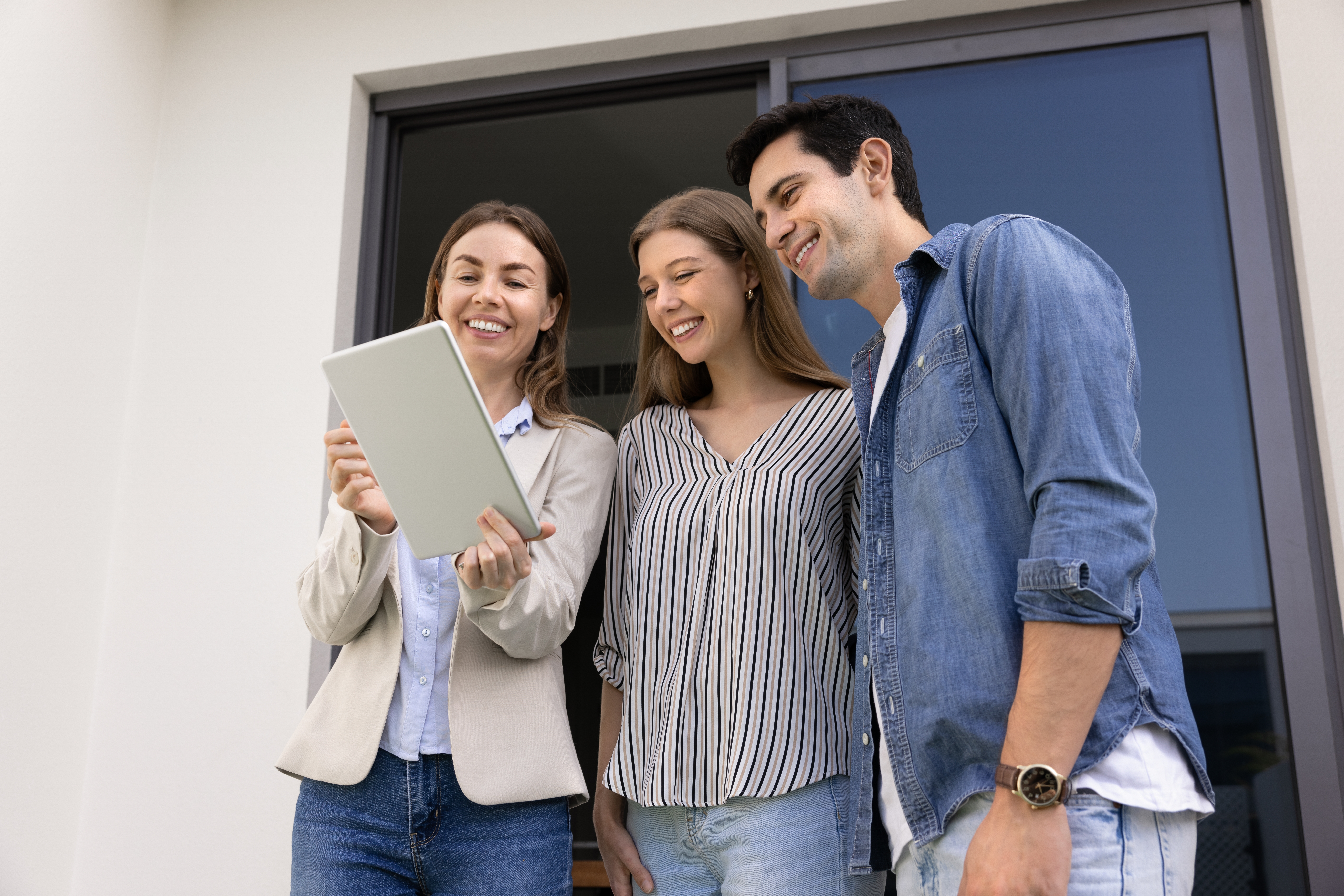 A sales professional conducting direct outreach to connect with customers